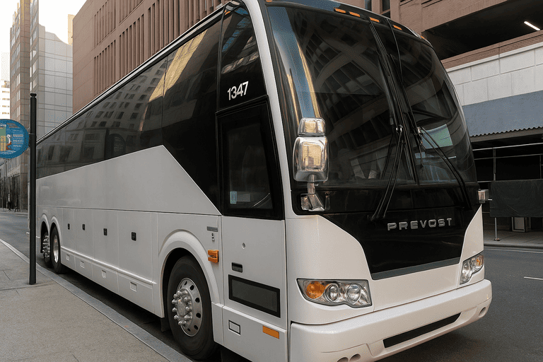 a Charter Bus Rental Hesperia coach bus